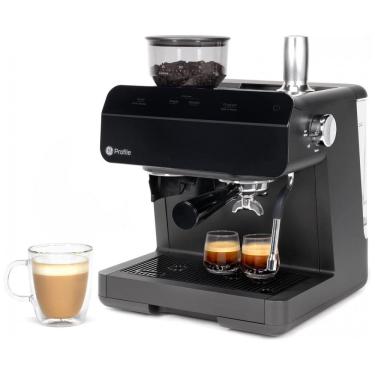 Imagem de Máquina de Café Expresso Semi Automática 15 Bar com 15 Nívies de Moagem e Wi Fi, 110V 1450W, GE PROFILE, Preto