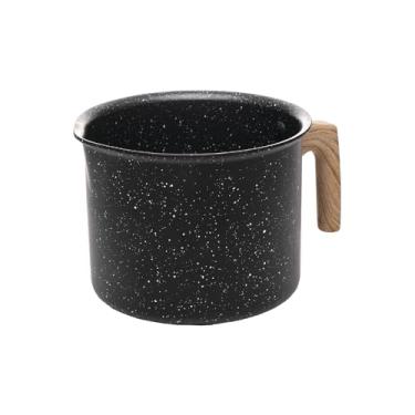 Imagem de WOLFF - Leiteira de Indução em Alumínio com Revestimento Cerâmico Granilite Preta 14cm
