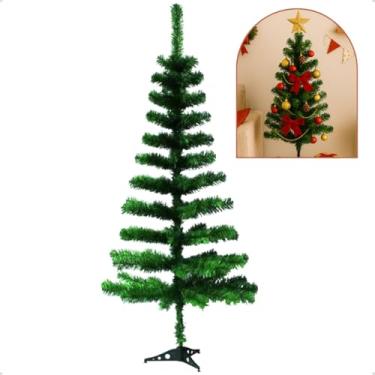 Imagem de Mini Árvore de Natal Verde de Mesa Verde Enfeite Decoração Natalina 60cm 50 Galhos