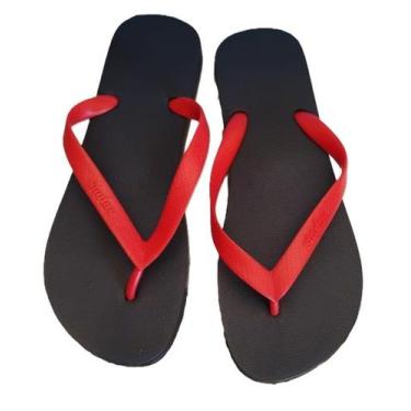 Imagem de Chinelo dedo masculino starlux grendene preto e vermelho, Vermelho, 37