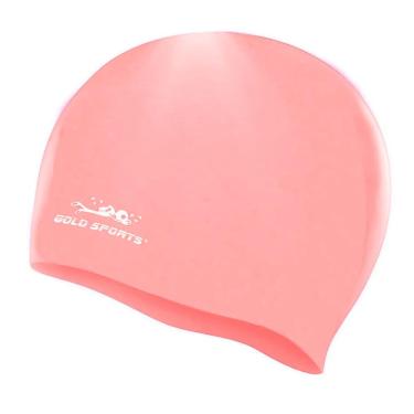 Imagem de Touca De Natação Gold Sports Pro De Silicone - Adulo-Unissex