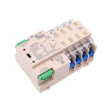 Imagem de GAEYAELE Interruptor de Transferência Automática Fotoelétrico da Rede Elétrica ATS PV Uso do Interruptor de Transferência do Gerador de Energia do Sistema Solar (ATS-4P-100A-220VAC-Solar)
