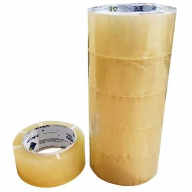 Imagem de Fita de Empacotamento Alltape 45x100 Transparente 05 Unidades