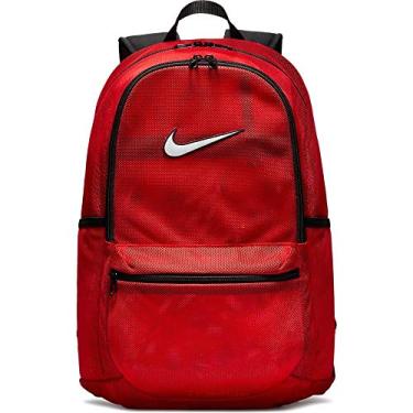 Imagem de Mochila de malha Nike Brasilia, Laptop, Vermelho, One Size