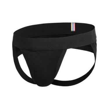 Imagem de Jockstrap Meia Lua (meio traseiro) - Beebas, Preto, G
