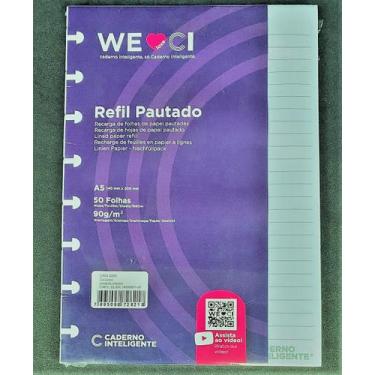 Imagem de Caderno Inteligente Refil A5 Pautado Grande 90g