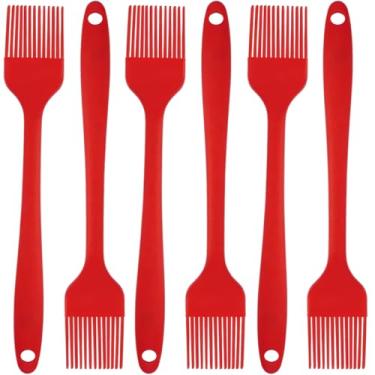 Imagem de Pincel Culinario de Silicone Vermelho | 06 Un