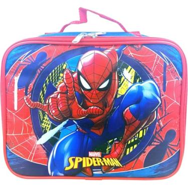 Imagem de Ruz Lancheira isolada do Homem-Aranha infantil (azul/vermelha)