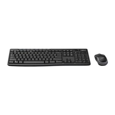 Imagem de Kit Teclado e Mouse Wireless Logitech MK270 Preto