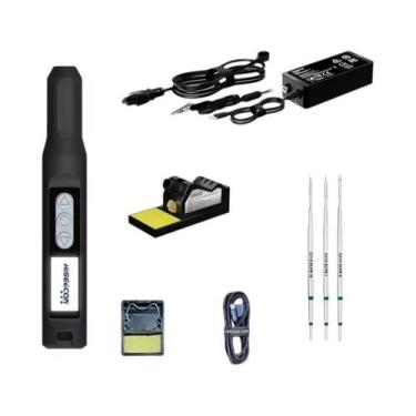 Imagem de Ferro De Solda Elétrico Portátil Com Carregamento USB, Aquecimento Ráp