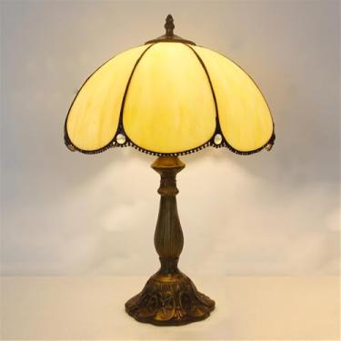 Imagem de Retro Luxo Americano Criativo Vidro Colorido Led Luz De Mesa, Iluminação Para Sala De Estar Estúdio Quarto Villa Hotel Decoração (Estilo 34)