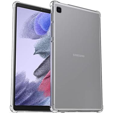 Imagem de Capa para Galaxy Tab A7 Lite 2021, capa protetora de silicone com canto lateral de borracha transparente para tablet Samsung Galaxy Tab 7 Lite 8,7 polegadas 2021 (-T220/T225)- transparente