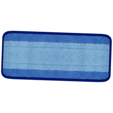 Imagem de SiaBiced Almofada de esfregão de microfibra de fácil instalação, lavável à máquina, almofada de limpeza de substituição portátil para esfregar pisos,