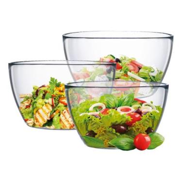 Imagem de Bowl, Bowl De Vidro Ruvolo, Bowl Cozinha 3peças
