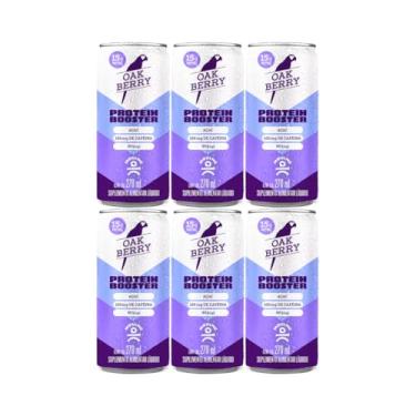 Imagem de Pack com 6 Latas de Protein Booster Suplemento Alimentar Líquido Oakberry Açaí de 270mL cada - Moving