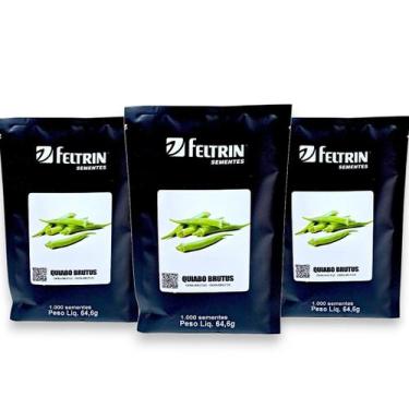 Imagem de Quiabo Precoce Brutus Feltrin 3000 Sementes - Alta Tolerância