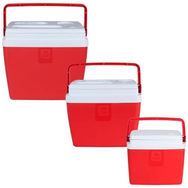 Imagem de Bel - Combo Caixas Térmicas 28L, 12L, 6L Vermelha