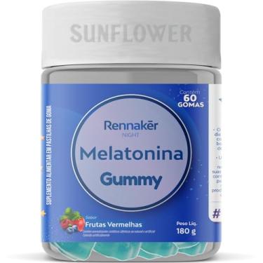Imagem de Rennaker Night Gummy Melatonina 0,21mg (Frutas vermelhas)