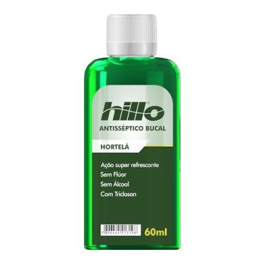 Imagem de Enxaguante Bucal Hortelã Antisséptico 60ml Hillo, Sem Álcool e Sem Flúor
