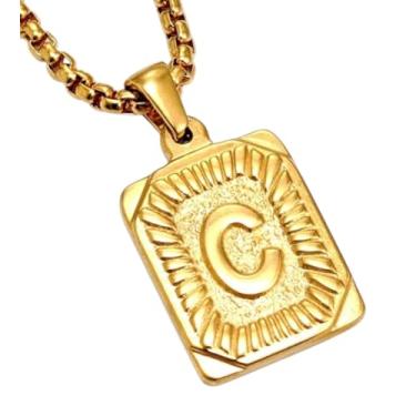 Imagem de Corrente Com Pingente Letra Inicial Estilo e Significado (Letra C)