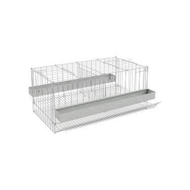 Imagem de Gaiola arame codorna poedeira 2 div.quat - GAIOLAS QUANTIGUA