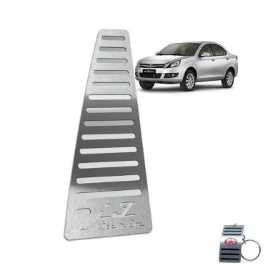 Imagem de Descanso de Pé Em Aço Inox Jac J3 Turin 2011 A 2015 Prata