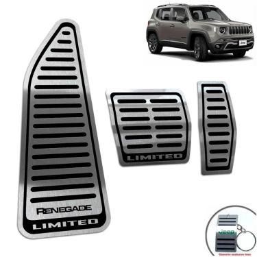 Imagem de Descanso de Pé + Pedaleira Jeep Renegade Limited Preto