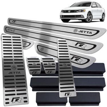 Imagem de Soleira Pedaleira Descanso Jetta R-line 11 18 Manual Pre BR