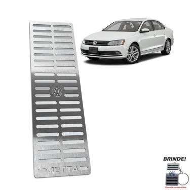Imagem de Descanso De Pé Volkswagen Jetta 2011 Até 2018 Aço Inox Prata