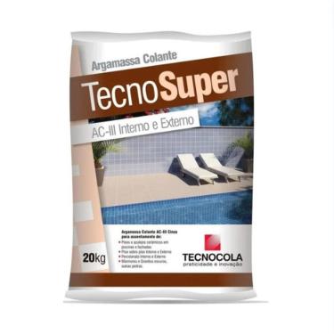 Imagem de Argamassa Aciii Cinza 20Kg Tecnosuper