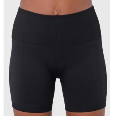 Imagem de Short feminino lupo lsport basic sem costura preto grande