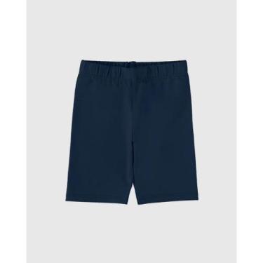 Imagem de Bermuda Cotton Meninas Malwee Kids 4 ao 8 Ref. 021350, Azul marinho, 4