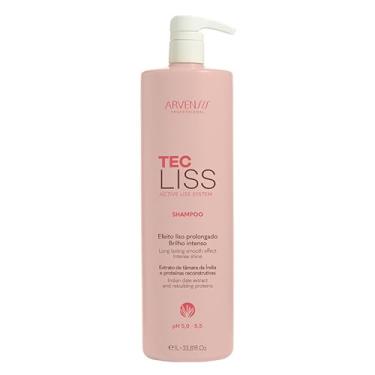 Imagem de Arvensis – Shampoo Tec Liss 1L | Limpeza Suave, Efeito Liso, Brilho, Proteção Térmica, Fórmula Vegana