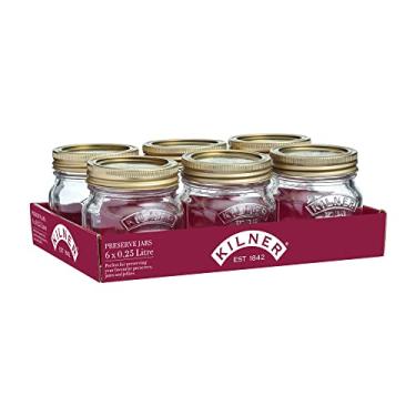 Imagem de Kilner® Tray of 6 0.25 Litre Preserve Jars