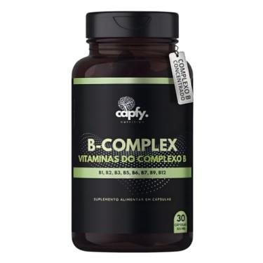 Imagem de Complexo B Puro Concentrado Capfy. Nutrition Vitaminas B1, B2, B3, B5, B6, B7, B9, B12 com Biotina Premium 30 Cápsulas