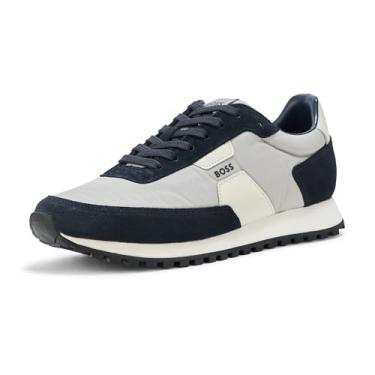 Imagem de BOSS Tênis feminino Parkour Runn, Azul-marinho/cinza pérola, 42