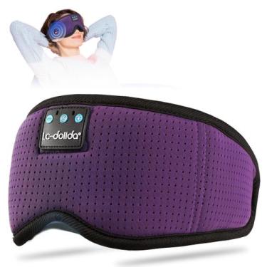 Imagem de Máscara de dormir LC-Dolida Bluetooth Wireless com tampões de ouvido