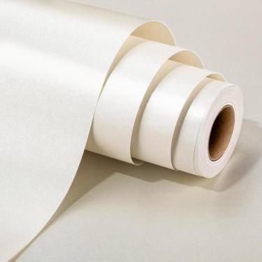 Imagem de Papel de embrulho Yarcony Jumbo Roll 76 cm x 10 m Solid Pearl