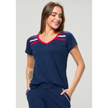 Imagem de Blusa Pau a Pique Náutica Básica Azul Marinho