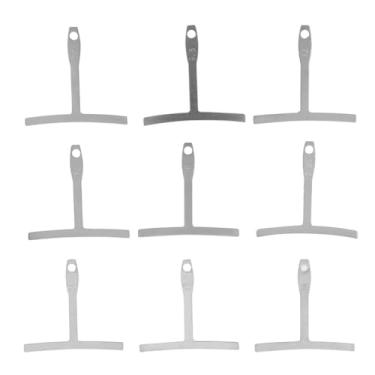 Imagem de Chiffonade Conjunto de medidor de raio de guitarra com 9 peças para configuração de guitarra e baixo, ferramentas Luthier para medição de escala e selim de ponte