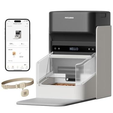 Imagem de PETLIBRO Alimentador automático RFID para gatos, refeições pessoais ativadas por etiqueta de coleira, dispensador de comida para vários gatos Wi-Fi 5G para animais de estimação com diferentes dietas