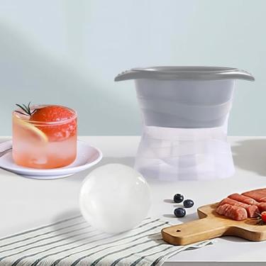 Imagem de Bandeja grande para cubos de gelo Whiskey - cinza