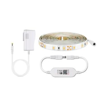 Imagem de Fita De LED Inteligente WiFi 12V Com Controle Por Aplicativo Sem Fio 2