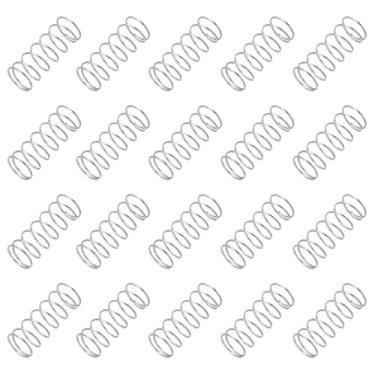 Imagem de PATIKIL Mola de compressão 0,8 mm de diâmetro do fio x 12 mm OD x 30 mm C, 20 peças de extensão mecânica de aço inoxidável 304 molas pequenas kit sortido para lojas e reparos domésticos