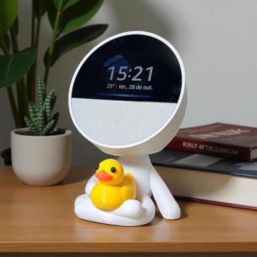 Imagem de Suporte Alexa Echo SPOT. Robert PATINHO - Presente, decoração criativa, música, som, stand de mesa Amazon