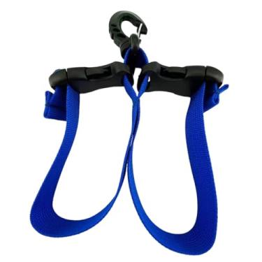 Imagem de YIJU Suporte para nadadeiras de mergulho, substituição versátil de equipamentos profissionais, acessórios, fivelas para nadadeiras de natação para homens e, Azul