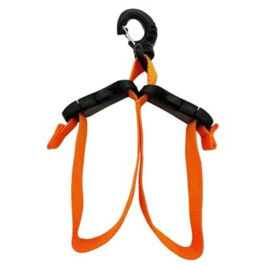 Imagem de UGPLM Cintas para nadadeiras de mergulho, fivelas para nadadeiras, acessórios de reposição para equipamentos profissionais, suporte para mergulho livre para, Laranja