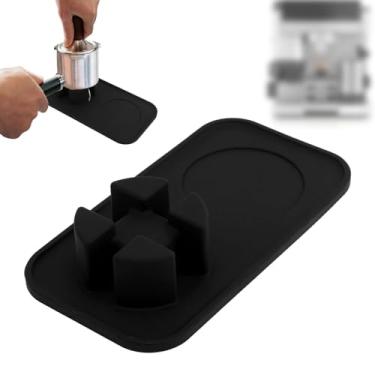 Imagem de Almofada Compactação para Máquina Café Espresso Ninja Luxe Cafe ES601, Estação Compactador Silicone com Base Antiderrapante Acessórios Espresso Essenciais (Preto)