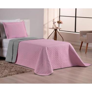 Imagem de Colcha Solteiro Dupla Face 2 Peças Masculino Feminino Arthur - Girasso