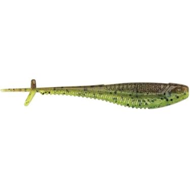 Imagem de Crush City Mooch Minnow 3 Green Pumpkin Chartreuse Pepper